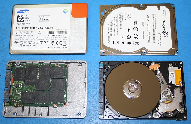 SSD compared to mechanical drive