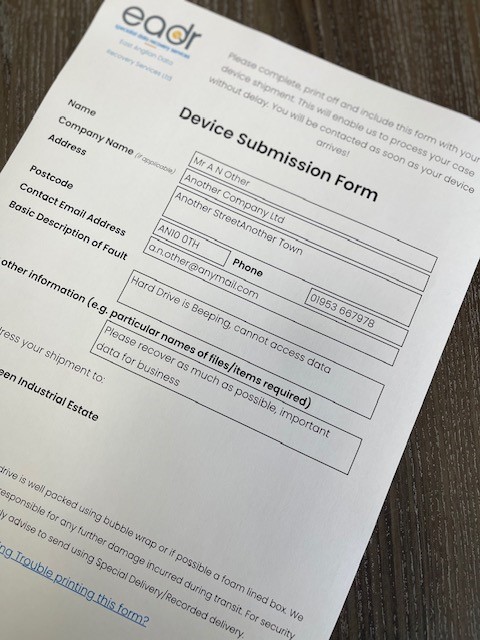 Shipping Form